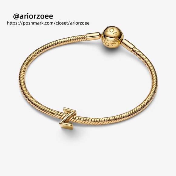 Pandora Letter Z Alphabet Charm - Picture 3 of 5